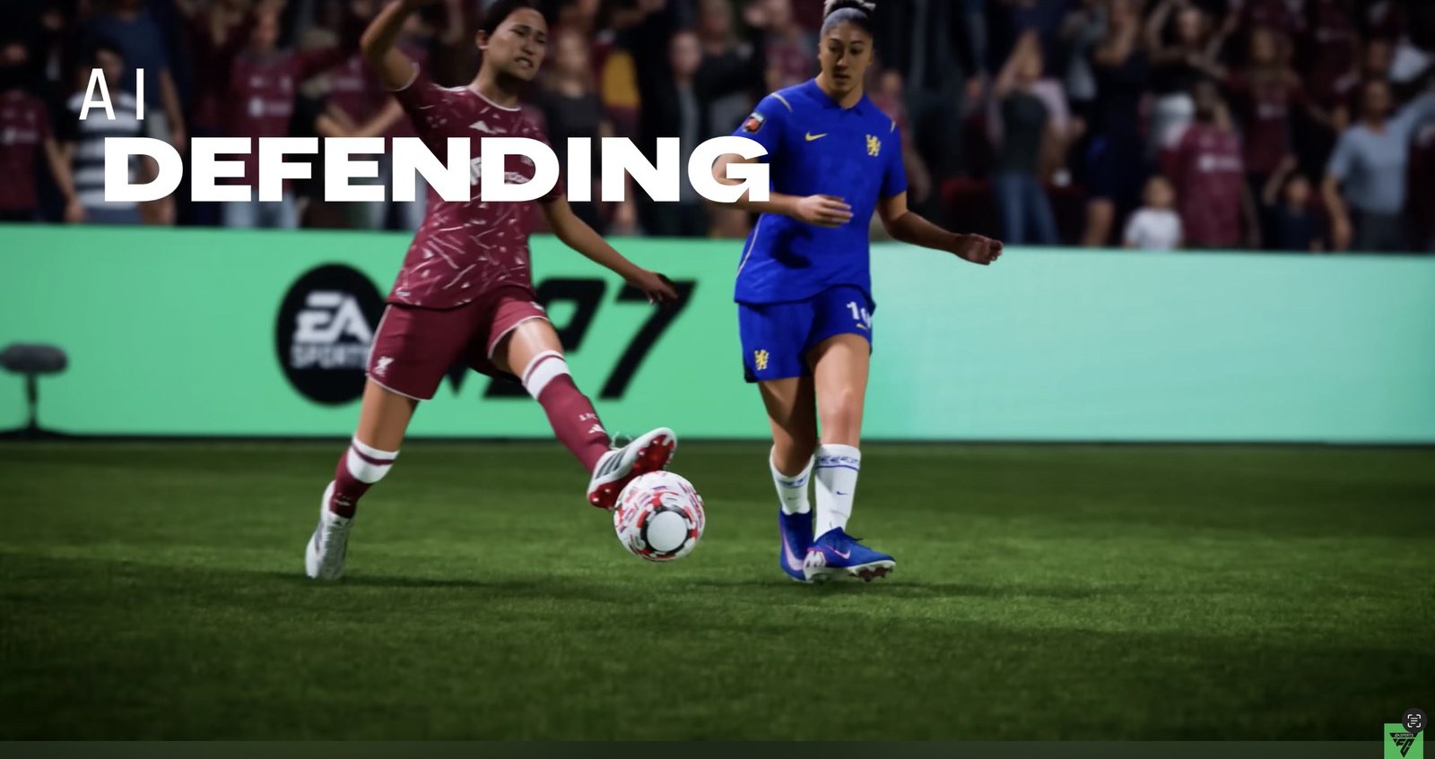 Adegan bertahan di gameplay EA Sports FC 27