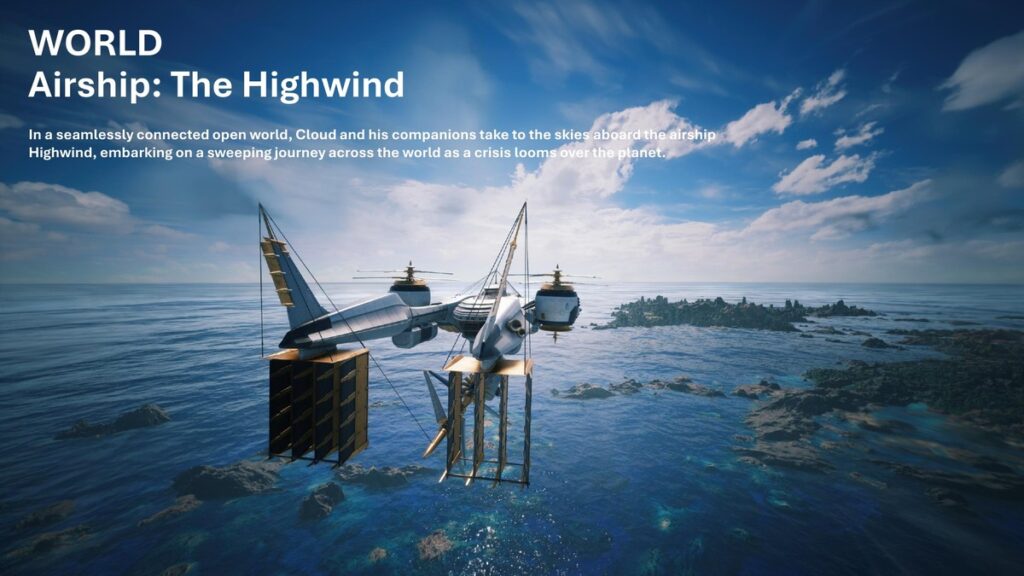Airship Highwind di FINAL FANTASY VII REVELATION