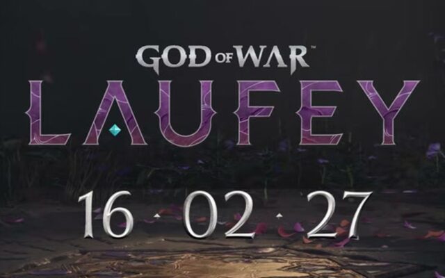 Kartu pengumuman tanggal rilis God of War Laufey 16 02 27