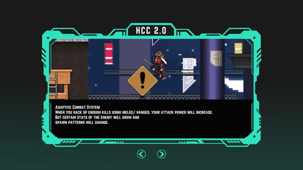 Penjelasan Adaptive Combat System di tutorial Bail Force