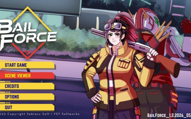 Tangkapan layar Bail Force: Cyberpunk Bounty Hunters