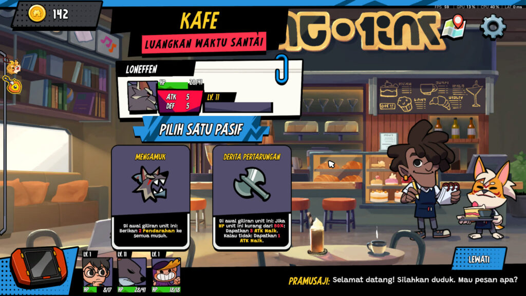 Node Kafe menawarkan pilihan pasif permanen di Montabi
